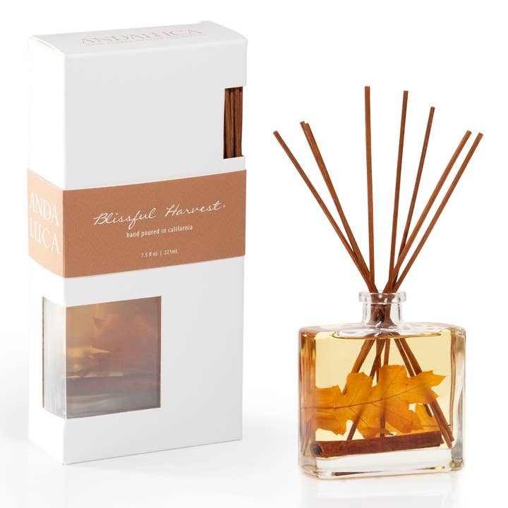 Blissful Harvest Botanical Reed Diffuser - Mellow Monkey