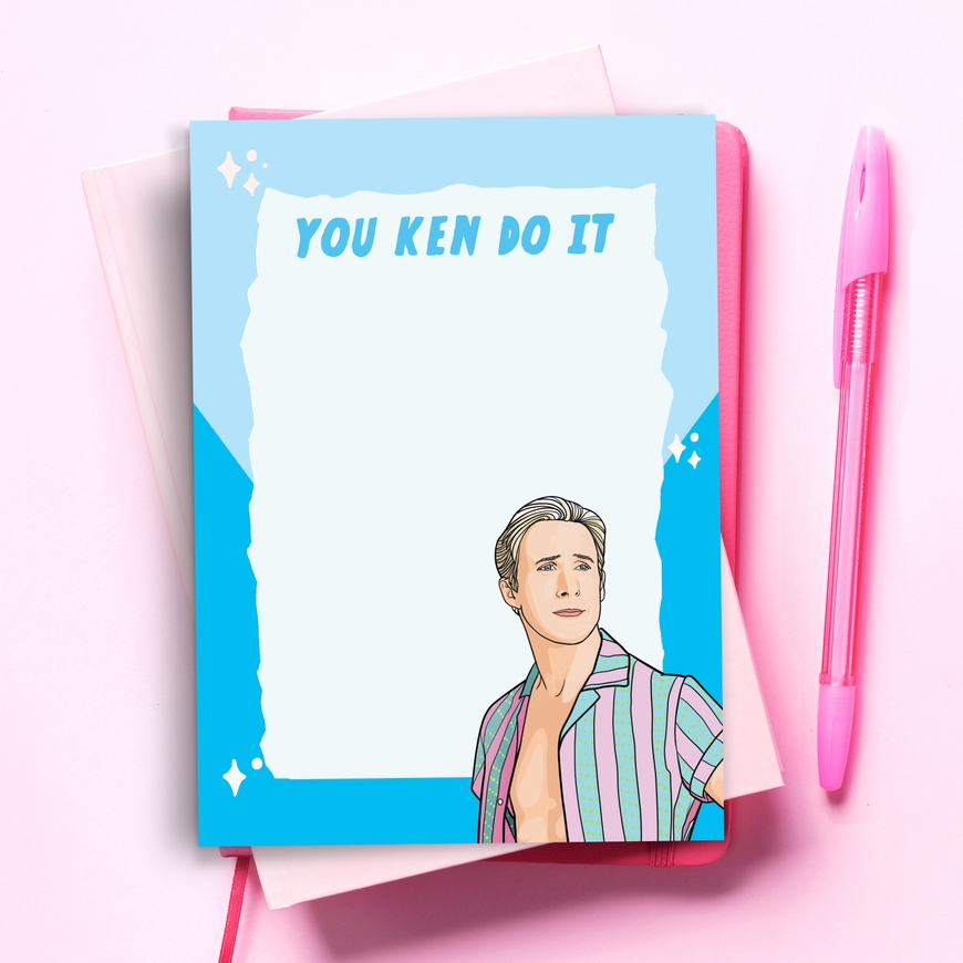 You Ken Do It - 50 Sheet Notepad - 5x7 - Mellow Monkey