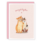 Purrrfect Together - Valentine's Day - Greeting Card - Mellow Monkey