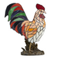 Tiffany-Style Rooster Multi-Color Novelty Accent Lamp - 15-in