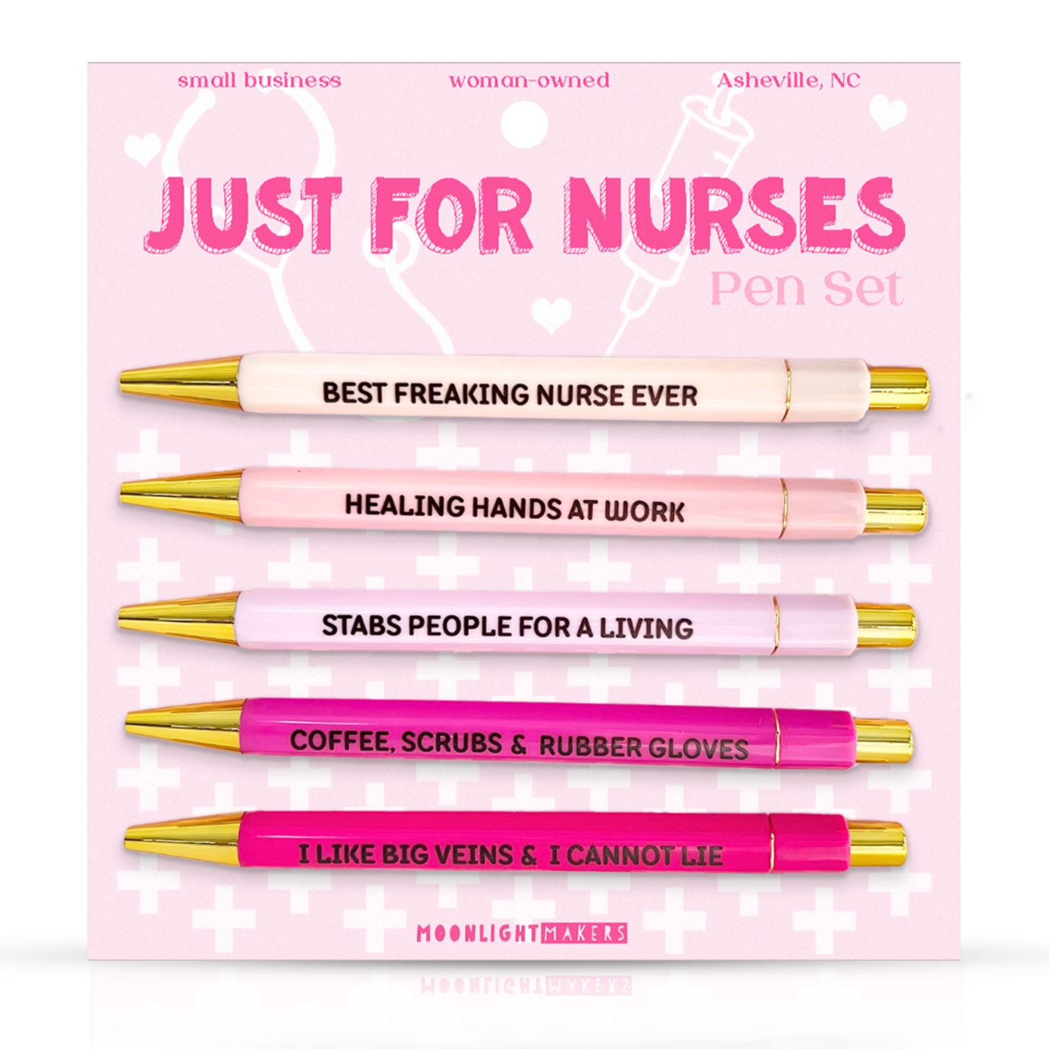 Just For Nurses Pen Set - Mellow Monkey