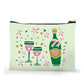 Zippered Bag - Girlfriends Are Therapists You Can Drink With - Mellow Monkey