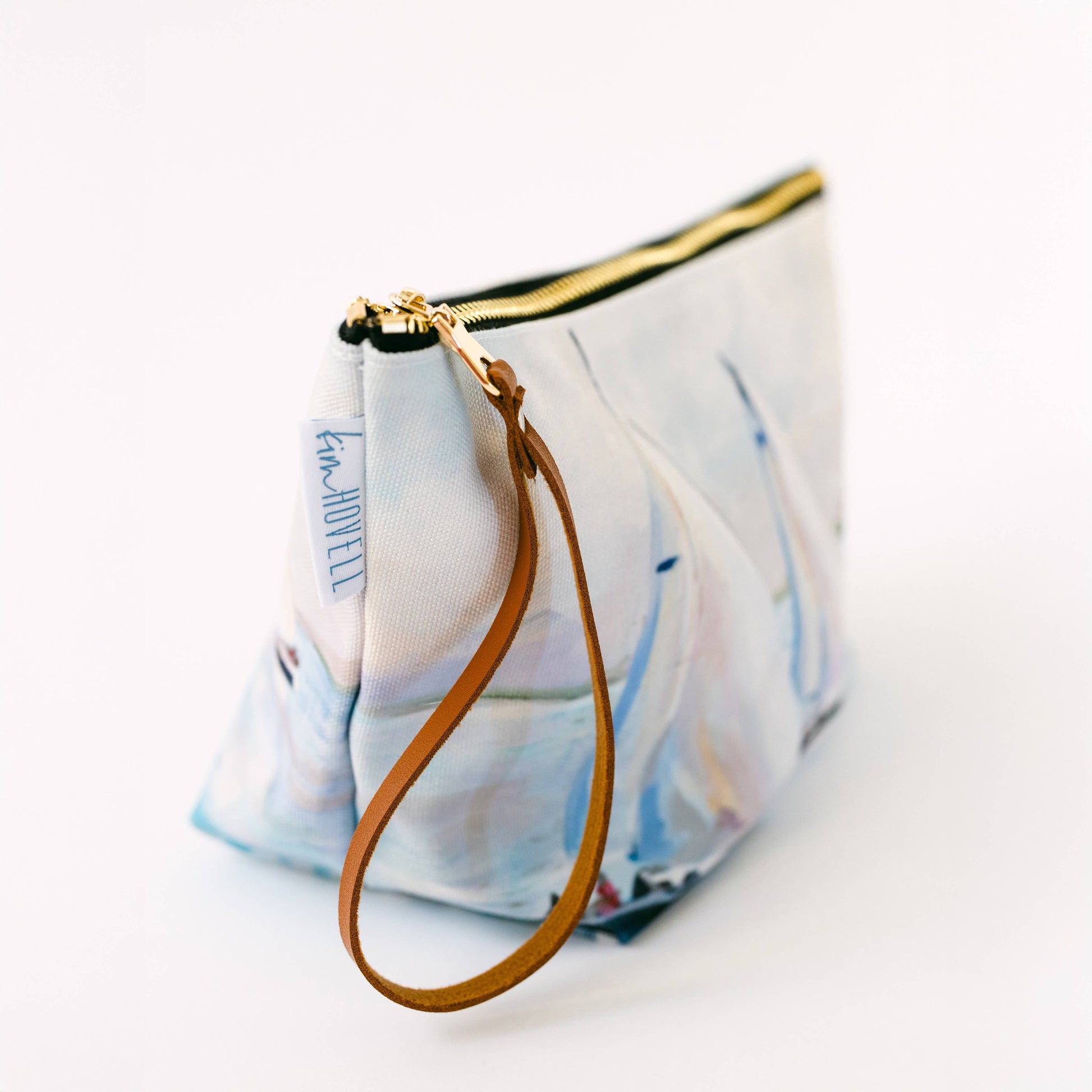 South River Sails Toiletry Bag  - Kim Hovell Art - Mellow Monkey