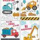 Kids Valentine Pack - Construction Time - Mellow Monkey
