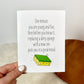 Replacing Dirty Sponge - Birthday Greeting Card - Mellow Monkey
