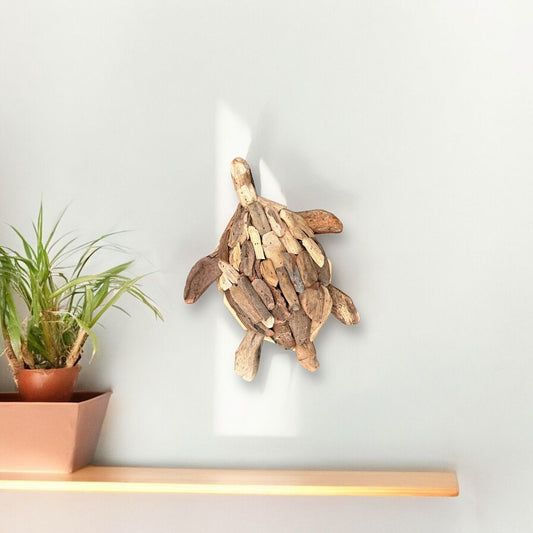 Driftwood Turtle - Wall Decor - Mellow Monkey