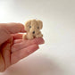 Mini Plush Puppy Dog - Beige - Backpack Charm - 2-in - Mellow Monkey