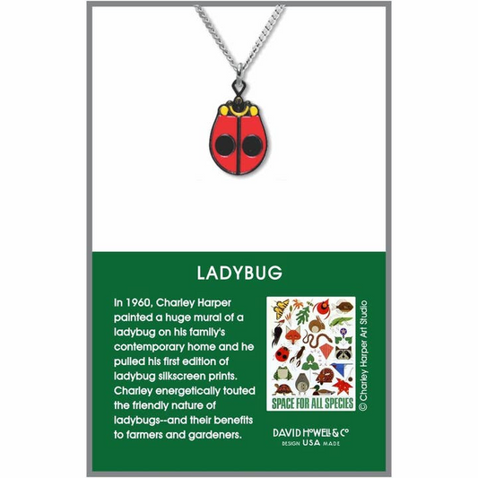 Ladybug - Charley Harper Inspired Necklace - Mellow Monkey