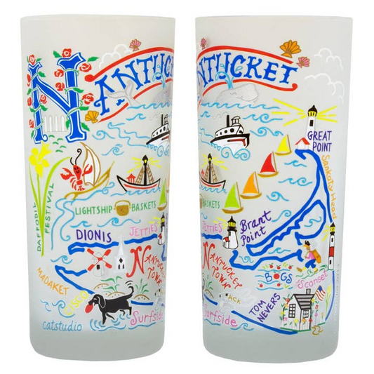 Catstudio Nantucket Drinking Glass - 15-oz. - Set of 2