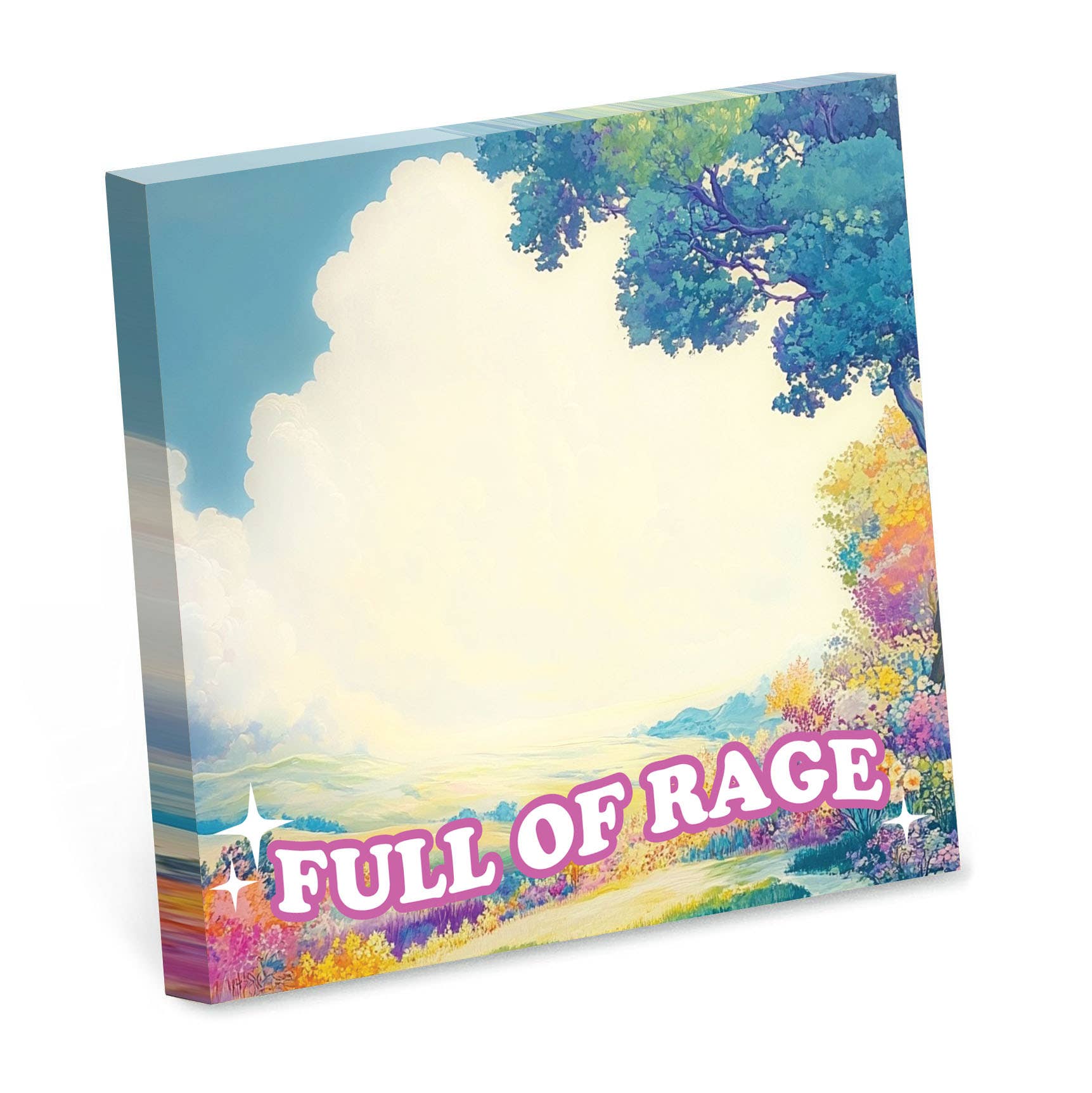 Full of Rage - Funny Sticky Note Pad - Mellow Monkey