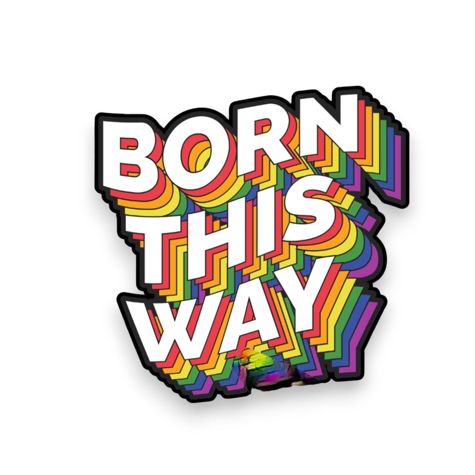 Born This Way Sticker - Mellow Monkey