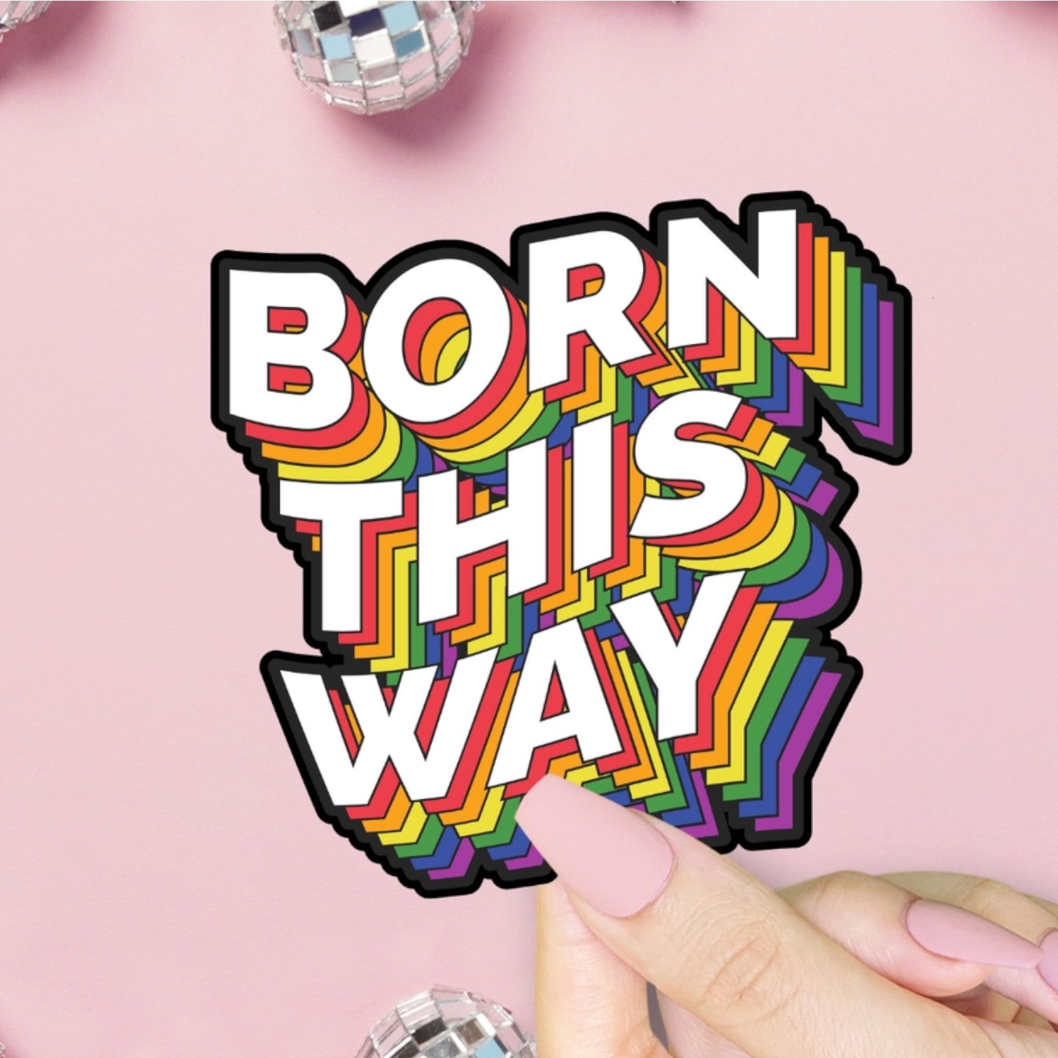 Born This Way Sticker - Mellow Monkey