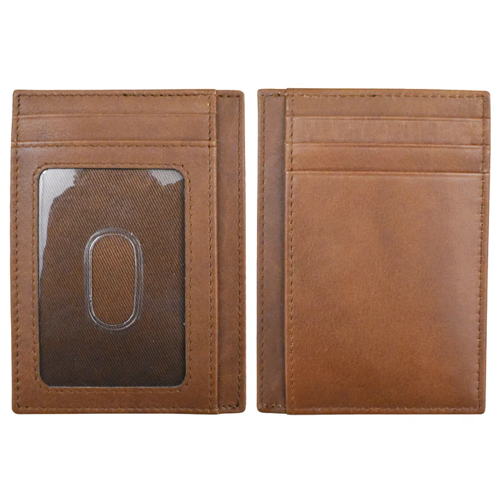 Antique Saddle - Pocket I.D. Card Case - Mellow Monkey