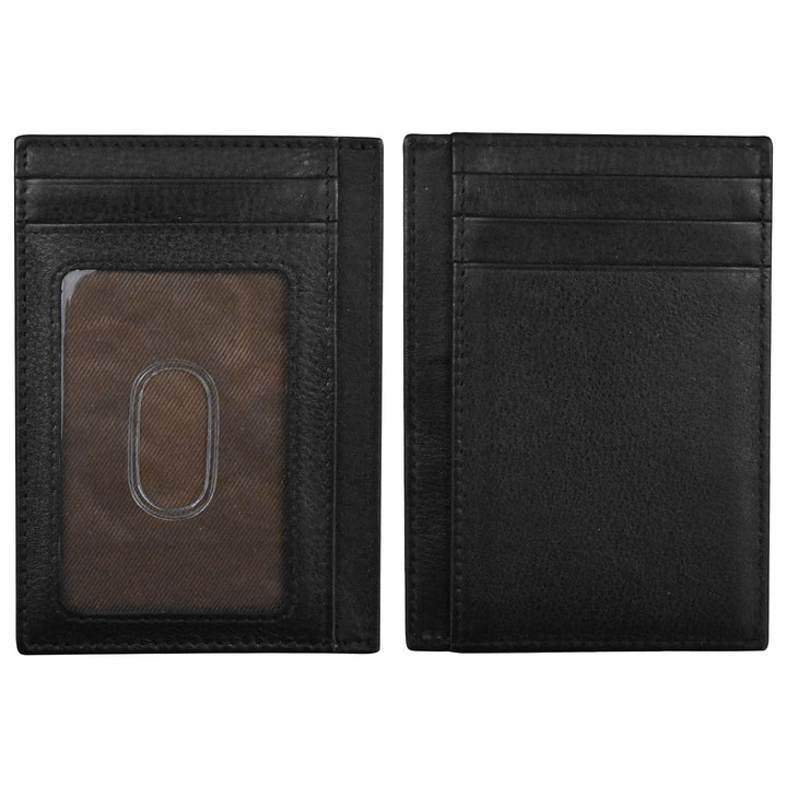 Black - Pocket I.D. Card Case - Mellow Monkey