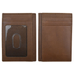 Chocolate/Distressed Leather - Pocket I.D. Card Case - Mellow Monkey