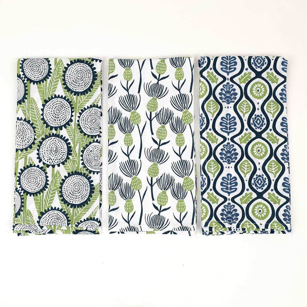 Foraging - Kitchen Towels - Set of 3 - Mellow Monkey