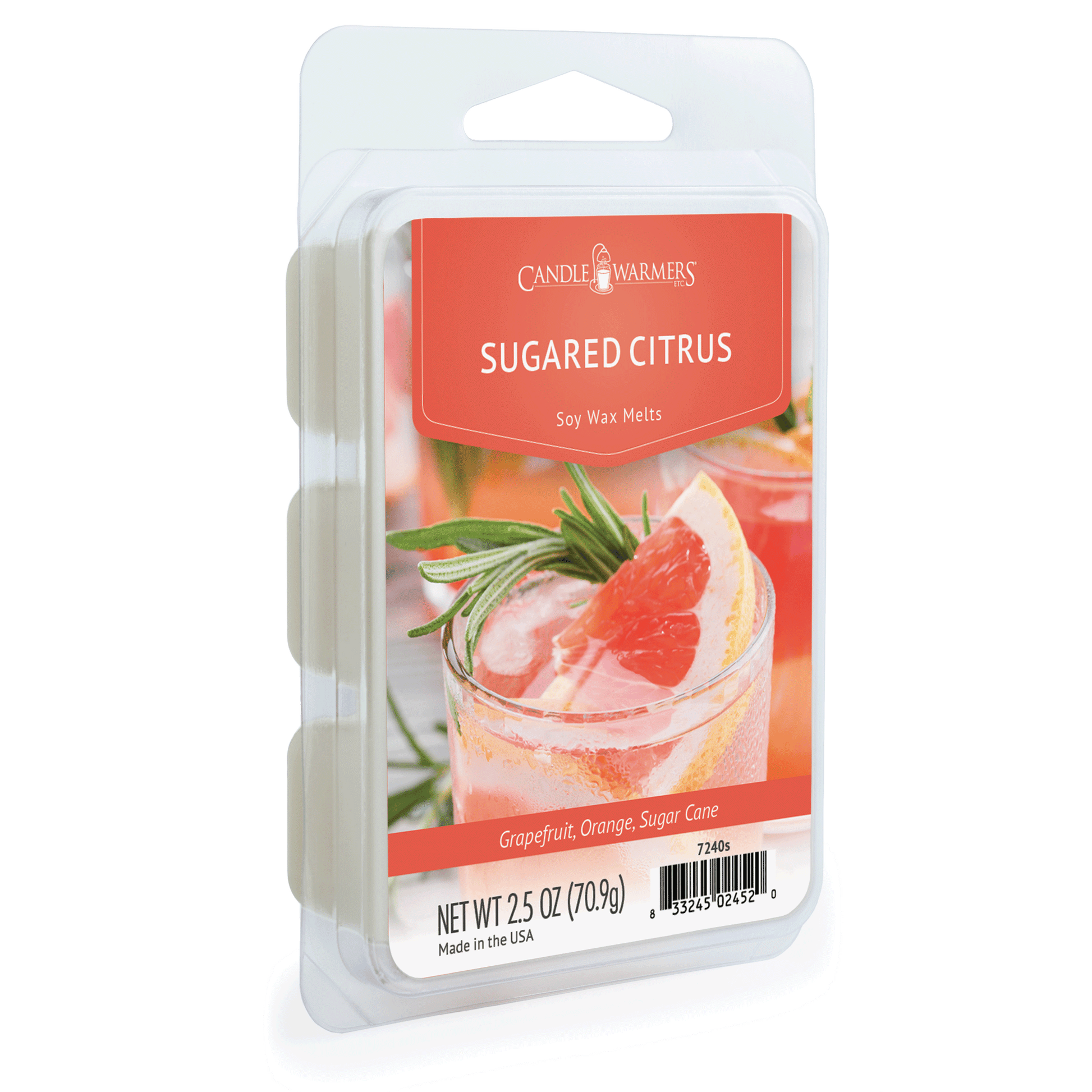 Sugared Citrus Classic Wax Melts - Mellow Monkey