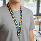 Daniel Quasar Flag Stripe Lanyard
