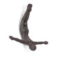 Diver Wall Hook - Dark Brown Cast Iron - 6-1/4-in - Mellow Monkey