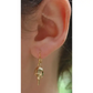 Gold Horseshoe Crab Dangle Earrings - Mellow Monkey