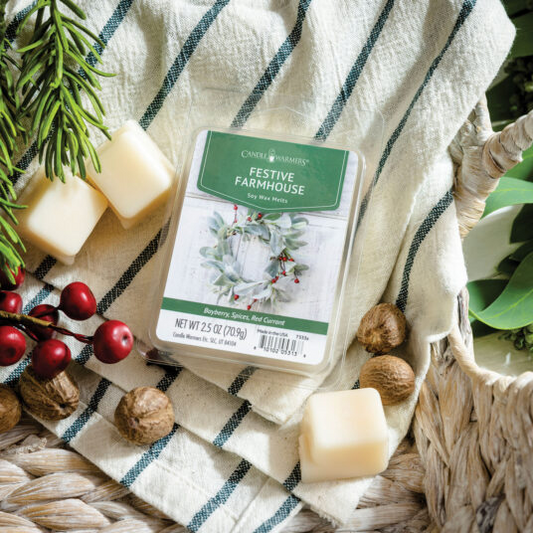 Festive Farmhouse Classic Wax Melts - Mellow Monkey