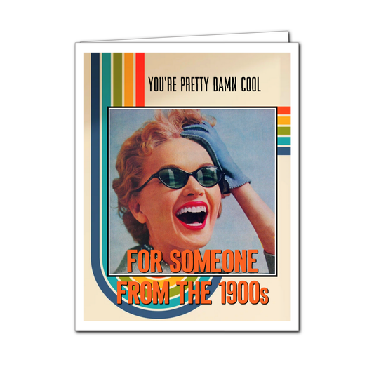 1900s - F - Birthday Greeting Card - Mellow Monkey