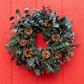 Eucalyptus Juniper & Pinecone Wreath - 18in - Mellow Monkey