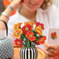 Freshcut French Poppies Pop-Up Greeting Card - Mellow Monkey