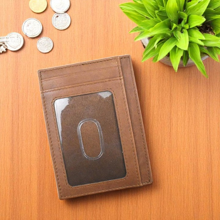 Antique Saddle - Pocket I.D. Card Case - Mellow Monkey