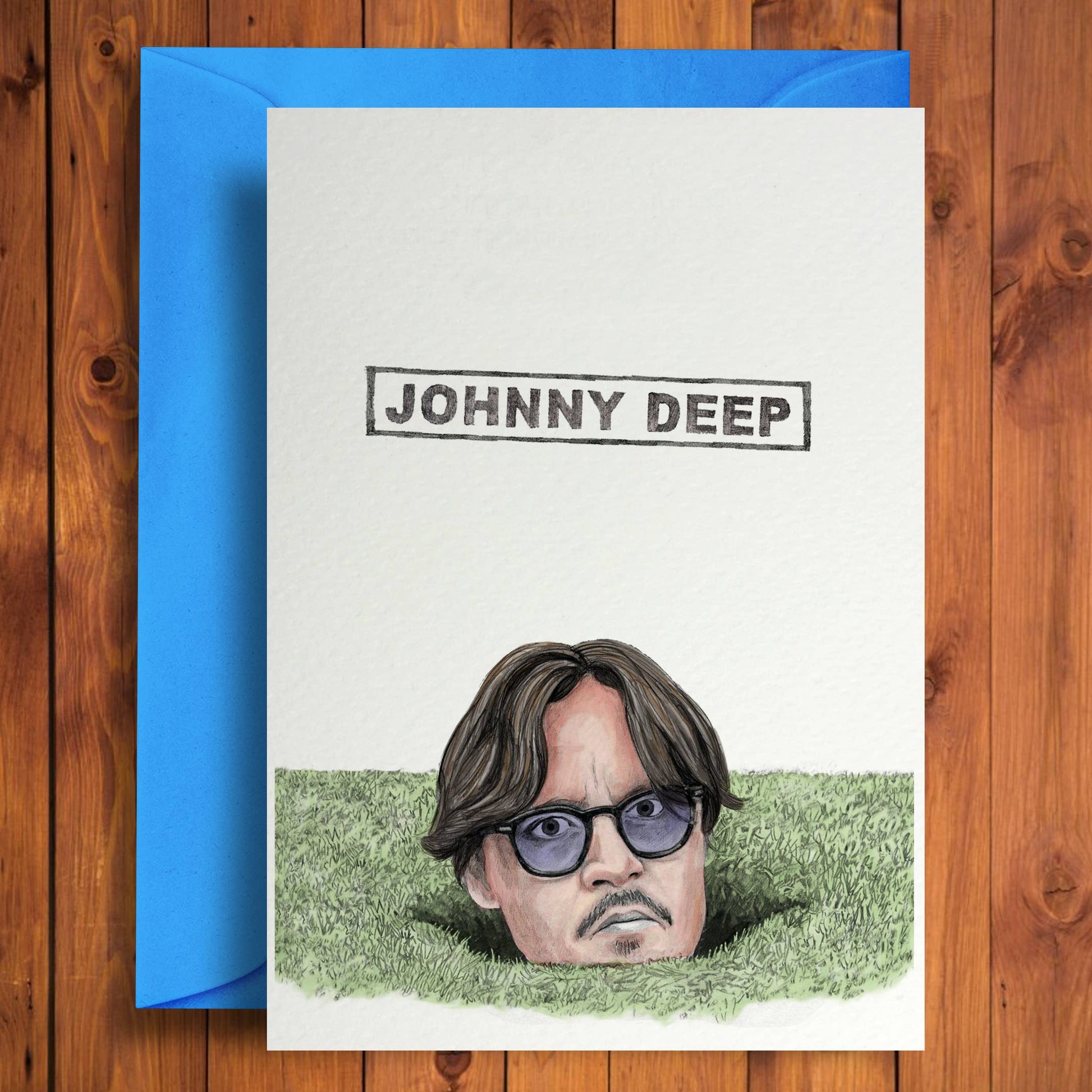 Johnny Deep - Greeting Card - Mellow Monkey