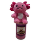 Hawaiian Canned Aholokolo- Pink Axolotl Plush With Jokes And Pop Top Lid - Mellow Monkey