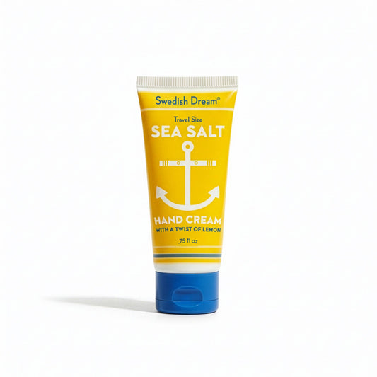 Swedish Dream Travel Lemon Sea Salt Hand Cream - .75-oz. - Mellow Monkey