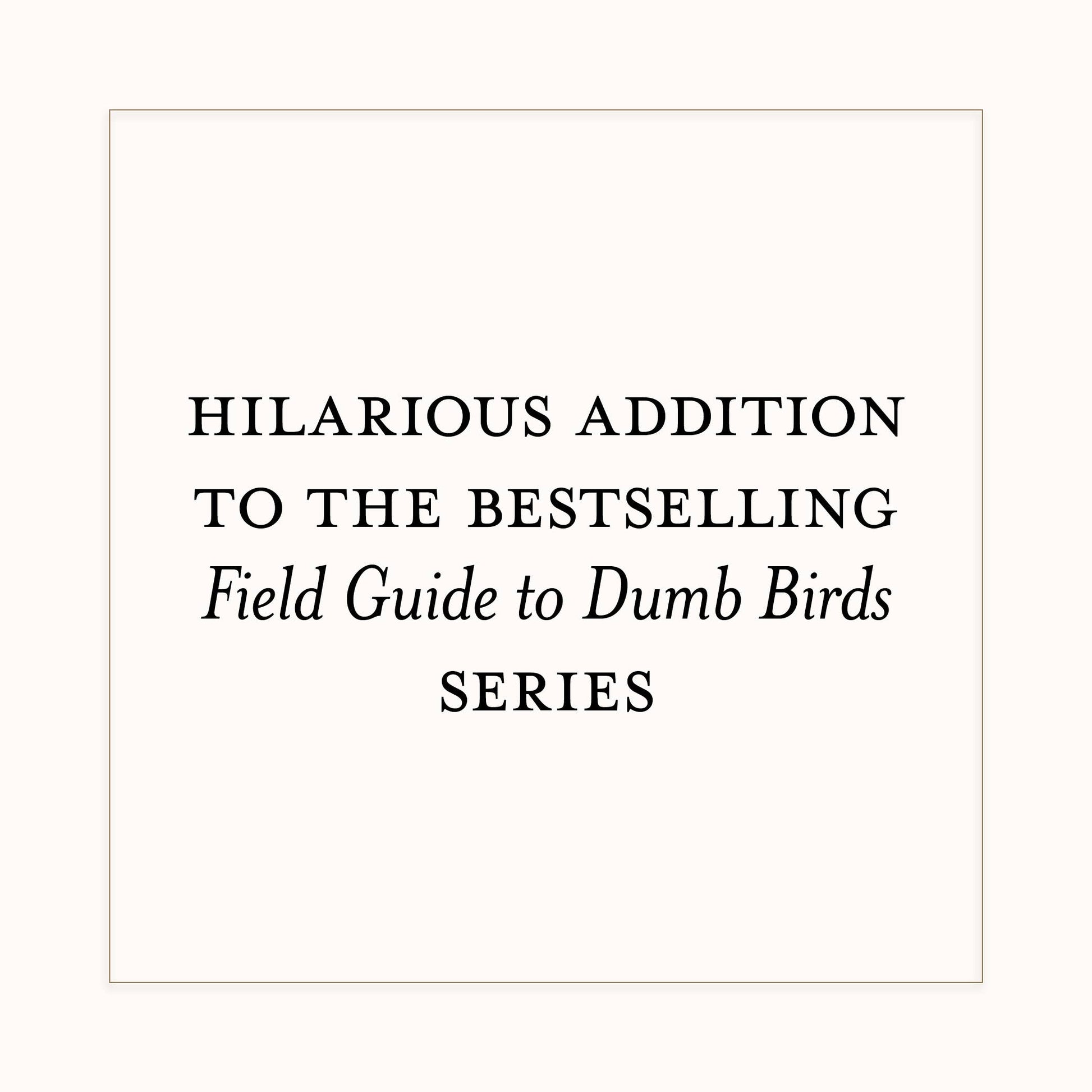 A Dumb Birds Field Guide to the Worst Birds Ever - Paperback - Matt Kracht - Mellow Monkey