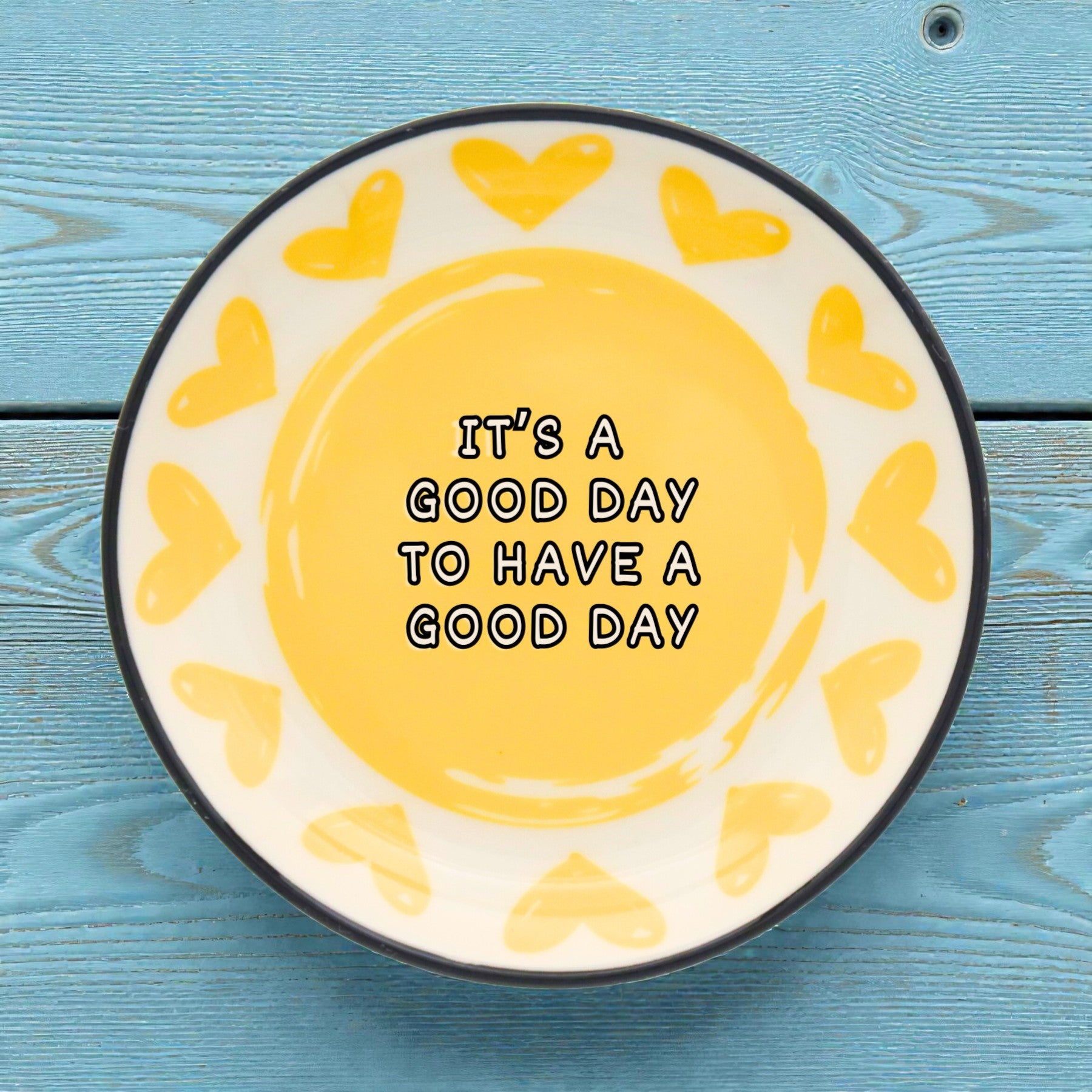 It’s a Good Day to Have a Good Day - Round Trinket Tray - Mellow Monkey