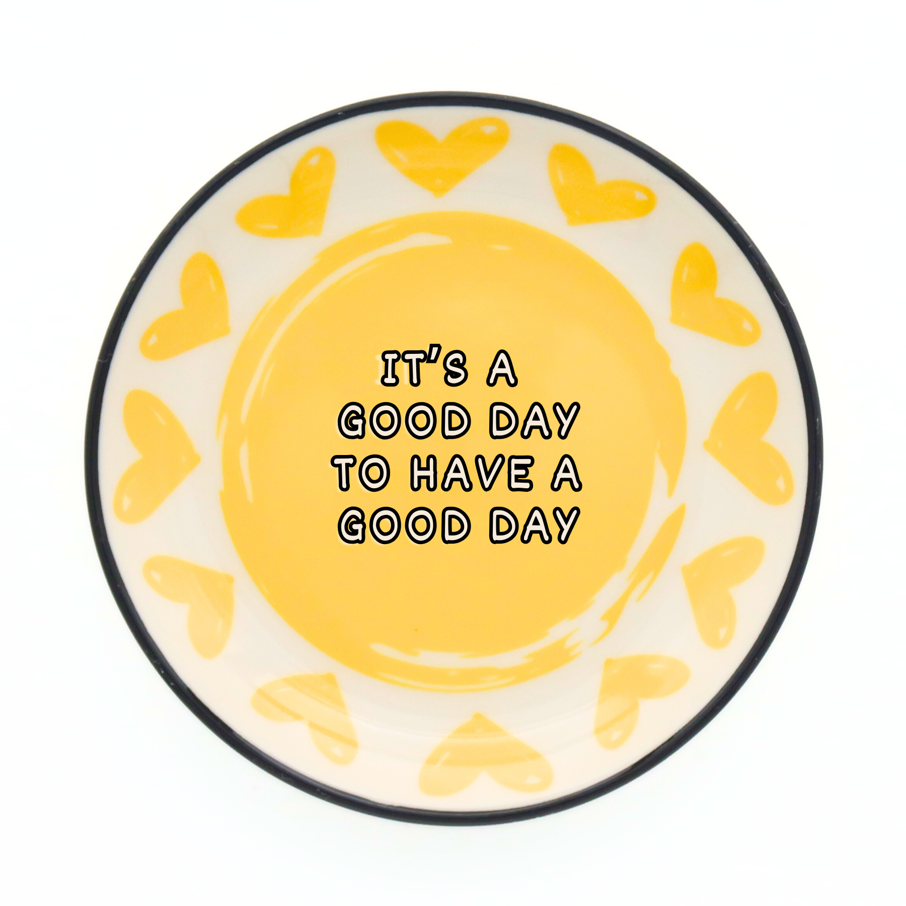 It’s a Good Day to Have a Good Day - Round Trinket Tray - Mellow Monkey
