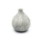 Mini Omo - Handcrafted Porcelain Bud Vase - White with Black Lines - 2.7 x 2 x 2.8 in - Mellow Monkey