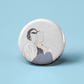 Reading Pinback Button - 1.25" - Mellow Monkey