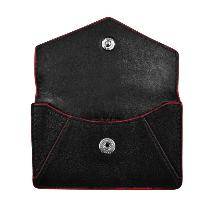 Black and Red -  Envelope Business Card Holder - Mellow Monkey