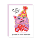 Cat Hat Birthday Card - Mellow Monkey