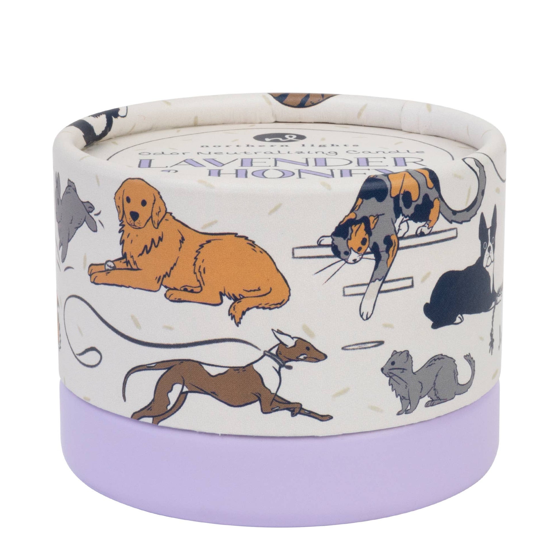 PawsON Pet Odor Neutralizing Candle: Lavender & Honey - Mellow Monkey