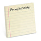 Per My Last Sticky - Funny Sarcastic Sticky Note Pad - Mellow Monkey
