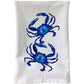 2 Blue Crabs Flour Sack Towel - Mellow Monkey