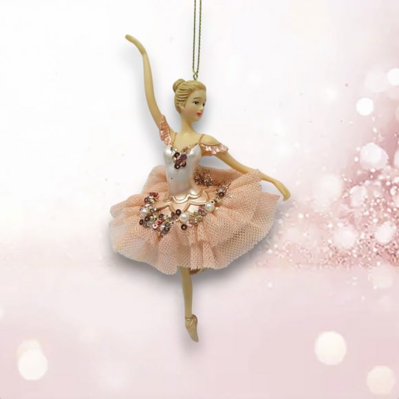Pink Ballerina - December Diamonds Holiday Ornament - Mellow Monkey