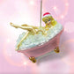 Girl In Bubble Bath- December Diamonds Holiday Ornament - Mellow Monkey