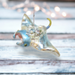 Jeweled Pastel Manta Ray - December Diamonds Holiday Ornament - Mellow Monkey