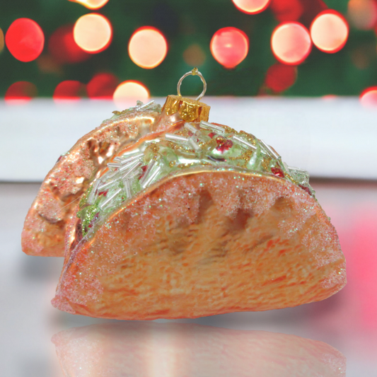 Taco Ornament - December Diamonds Holiday Ornament - Mellow Monkey