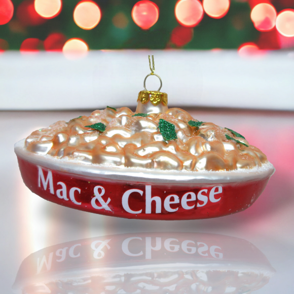 Mac N Cheese Dish - December Diamonds Holiday Ornament - Mellow Monkey