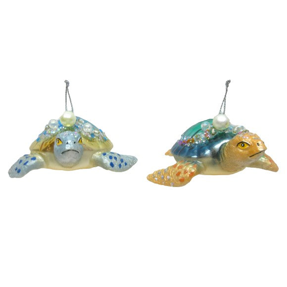 Sea Turtle - December Diamonds Holiday Ornament - Mellow Monkey