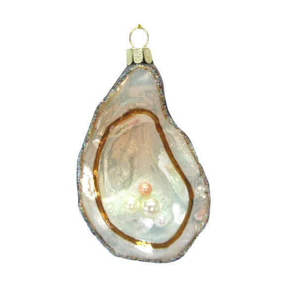 Oyster Shell - December Diamonds Holiday Ornament - Mellow Monkey