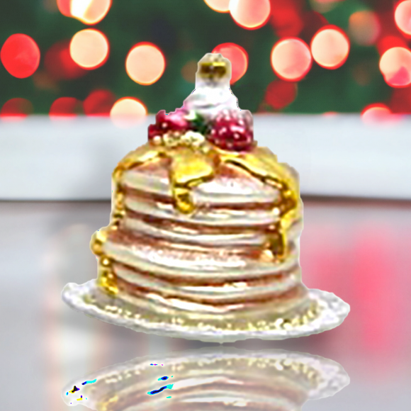 Pancake Stack - December Diamonds Holiday Ornament - Mellow Monkey